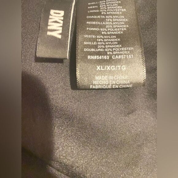 🛍️DKNY Women’s Cropped Mesh Overlay Bikini Swim Top one piece, Size: M,XL💥 - Picture 7 of 9